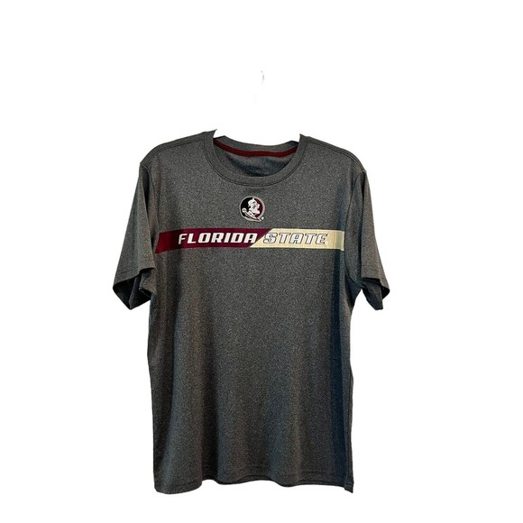 Florida State Seminoles FSU Athletic Shirt Men’s Size M Gray Performance Noles - Picture 1 of 3